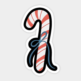 Christmas candy cane Sticker